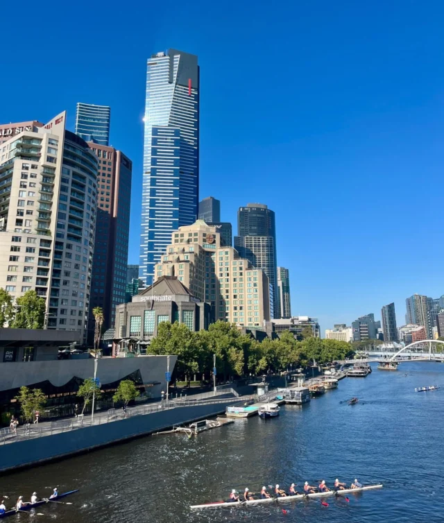 POV: 9:30am on the Yarra ☀️ Blue skies, glassy water, and Melbourne already heating up.

With a 45° day incoming 🥵, there’s only one move…
Head sky-high to Melbourne Skydeck for the coolest views in the city. ❄️

✔️ Fully air-conditioned
✔️ Undercover, comfortable & FUN for all ages
✔️ $15 undercover parking at Eureka Tower Wilson Carpark (with validation)

Same skyline. Much cooler perspective. 

Stay cool, Melbourne!

#MelbourneSkydeck #Melbourne #heatwave #melbourneviews #schoolholidays