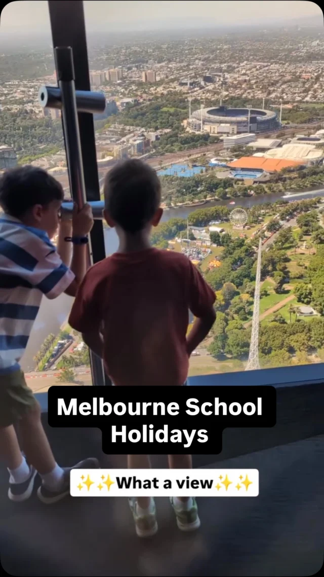 Family fun these Easter holidays starts at Melbourne Skydeck. 🐣✨
If you’re heading into the city over the school holidays, this is your sign to take things to new heights. More than just an observation deck, there’s something exciting waiting around every corner — no matter how many times you’ve visited.

🎢 The Voyager Theatre — strap in for an immersive Virtual Reality journey through Melbourne’s most iconic sights.
🟦 The Edge — step out into the sky and feel the thrill as the city stretches out beneath your feet. ✨

Make it a day to remember these holidays and see Melbourne from a whole new level. 

🎥 by @sparkle_therapy 🙌 (Skydeck is a proud partner of this Melbourne based charity.)

#Melbourneskydeck #schoolholidays #melbourne #familyfun #whatsonmelb
