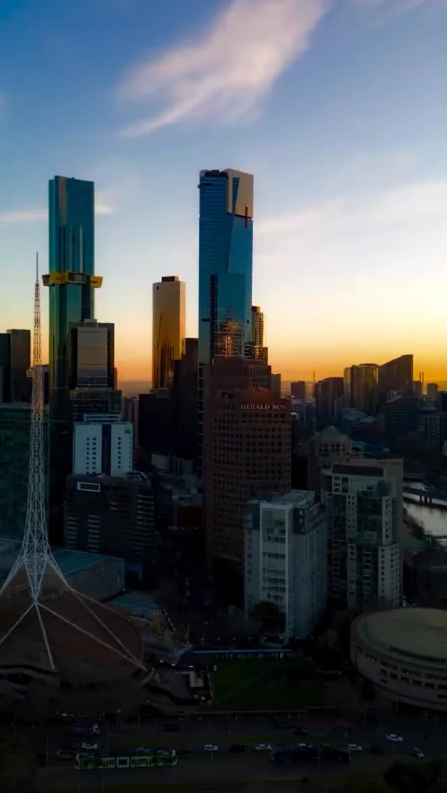 ✨ Golden hour in #Melbourne, captured so beautifully by @aerial.melbourne. 🙌

Who is visiting us this weekend? There is still time to enjoy $19 tickets and $19 experiences for our 19th birthday!

Until close on Sunday 31 May, enjoy:
🎟️ $19 General Admission tickets*
🎥 $19 experience upgrades* including The Edge +
Voyager Theatre
🥂 $19 glasses of champagne at Bar 88*

Here’s to 19 years above it all — and a few more days to celebrate with us. 

*T&Cs apply.

🎥 by @aerial.melbourne 

#melbourneskydeck19 #19thbirthday #happybirthday #whatsonmelbourne